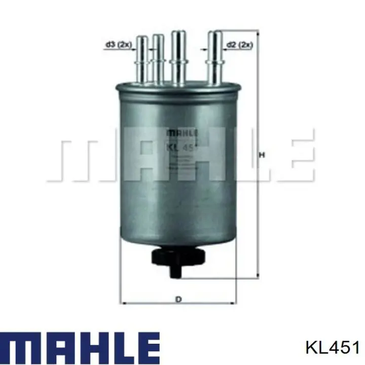 Filtr paliwa Mahle Original KL451 cena, od 46,36 USD
