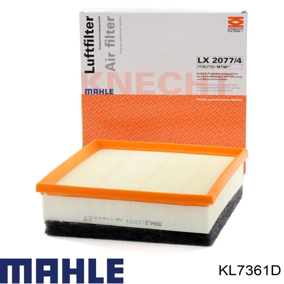 Do koszyka KL7361D Mahle Original Filtr paliwa