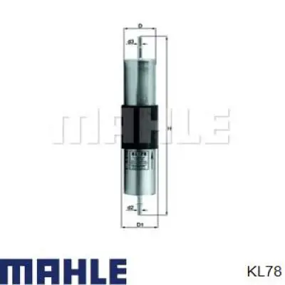 Do koszyka KL78 Mahle Original Filtr paliwa
