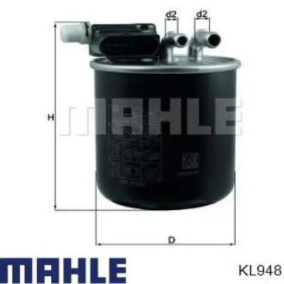 KL948 Mahle Original Filtr paliwa