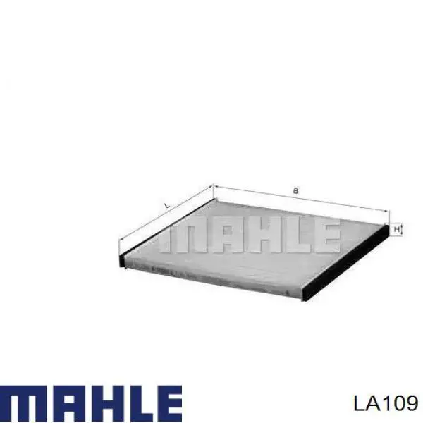 Filtr kabiny Mahle Original LA109 cena, od 7,76 USD