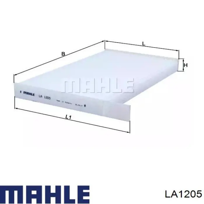 LA1205 Mahle Original filtr kabiny