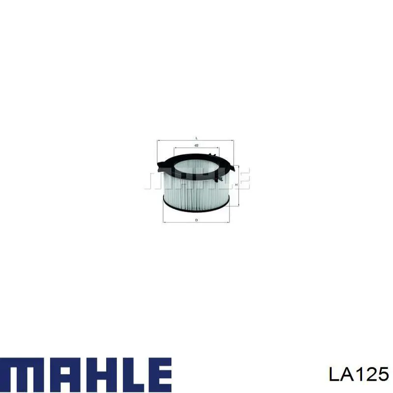 Filtr kabiny Mahle Original LA125 cena, od 5,37 USD