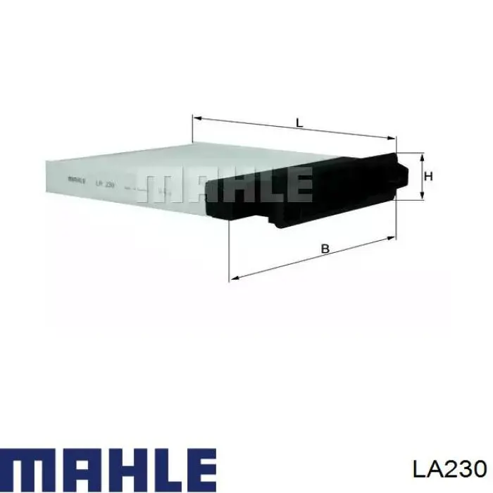 Filtr kabiny Mahle Original LA230 cena, od 8,41 USD