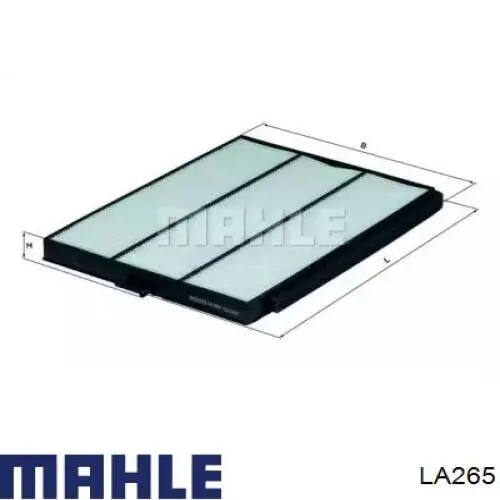 Filtr kabiny Mahle Original LA265 cena, od 12,24 USD