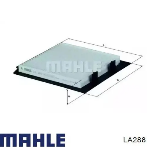 Filtr kabiny Mahle Original LA288 cena, od 18,69 USD