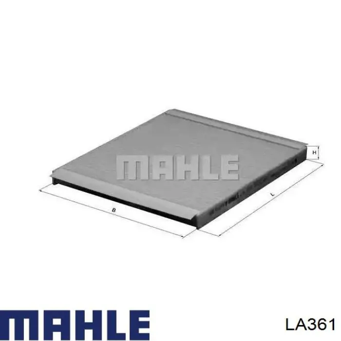 Filtr kabiny Mahle Original LA361 cena, od 7,82 USD