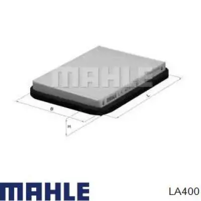 Filtr kabiny Mahle Original LA400 cena, od 11,43 USD