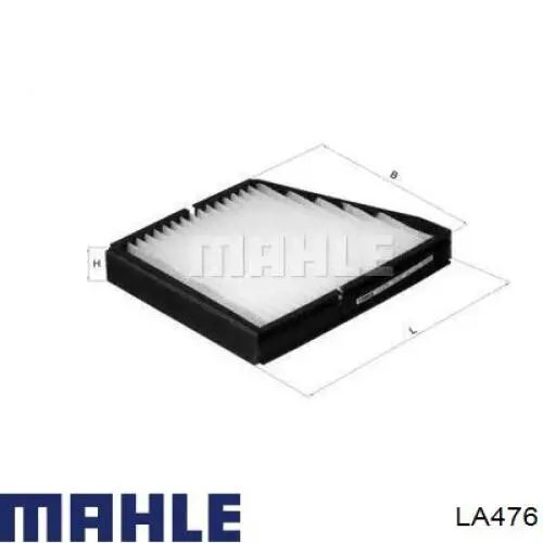 LA476 Mahle Original Filtr kabiny