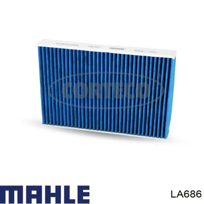 Filtr kabiny Mahle Original LA686 cena, od 8,73 USD
