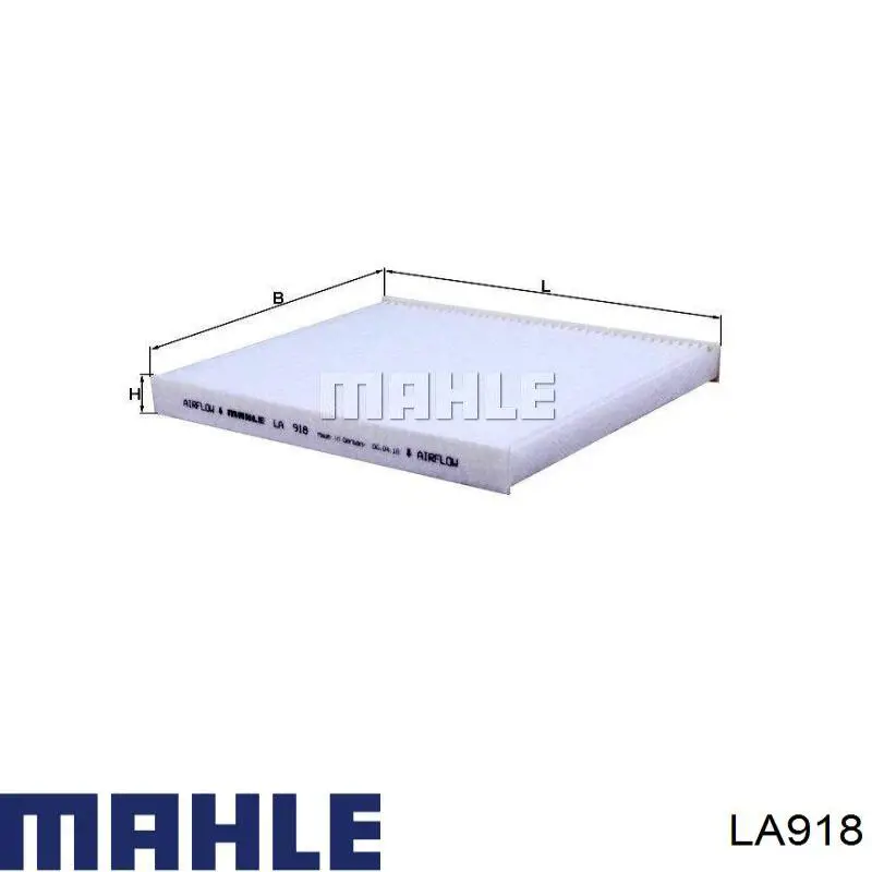 Filtr kabiny Mahle Original LA918 cena, od 10,32 USD