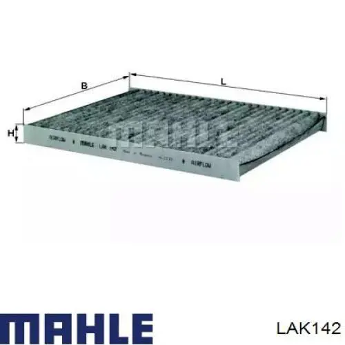 Filtr kabiny Mahle Original LAK142 cena, od 11,76 USD