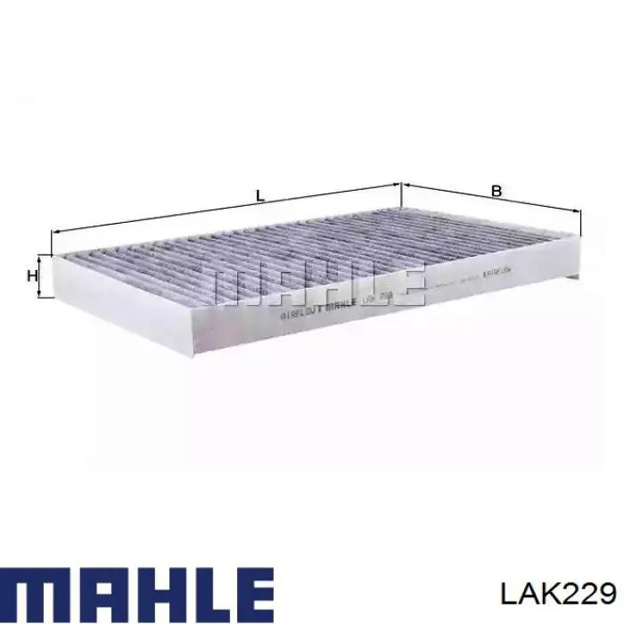 Filtr kabiny Mahle Original LAK229 cena, od 16,08 USD