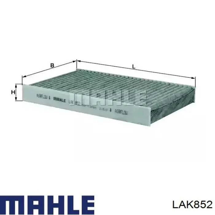 LAK852 Mahle Original Filtr kabiny