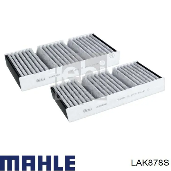 Do koszyka LAK878S Mahle Original Filtr kabiny