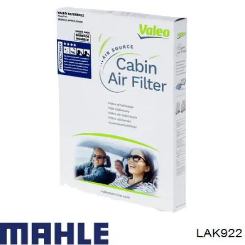 LAK922 Mahle Original Filtr kabiny