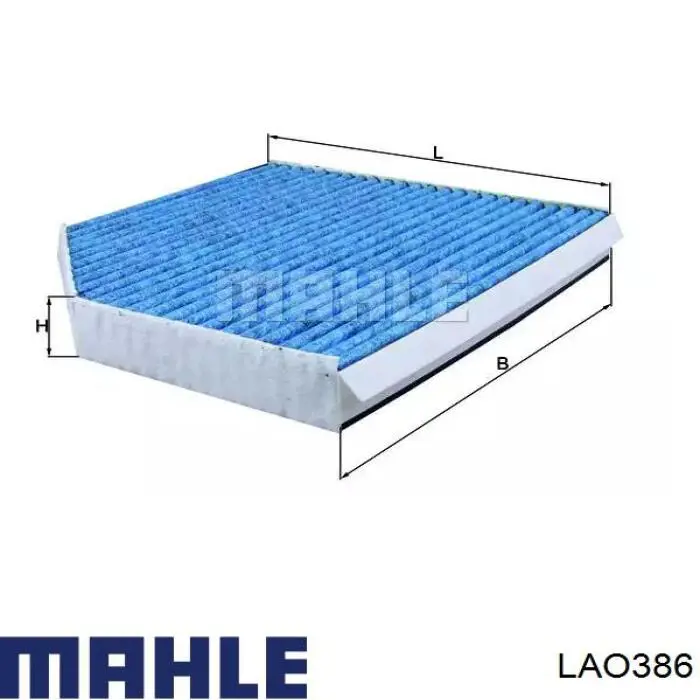 Filtr kabiny Mahle Original LAO386 cena, od 21,03 USD