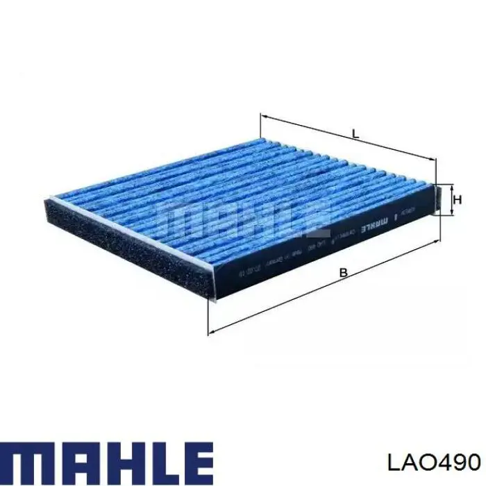 LAO490 Mahle Original Filtr kabiny