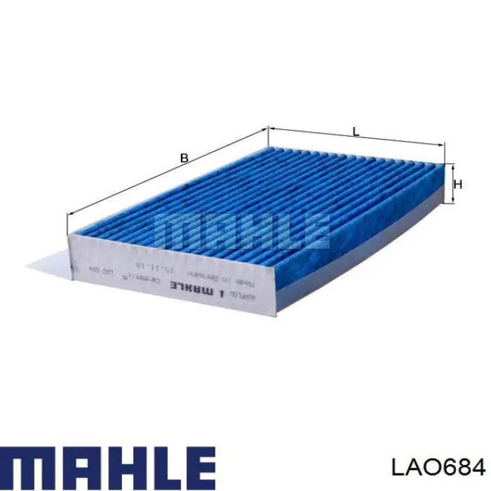 Filtr kabiny Mahle Original LAO684 cena, od 14,97 USD