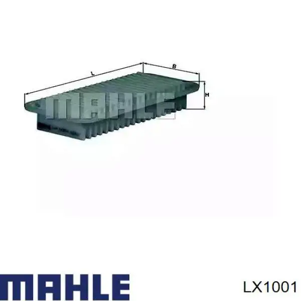 Filtr powietrza Mahle Original LX1001 cena, od 7,57 USD