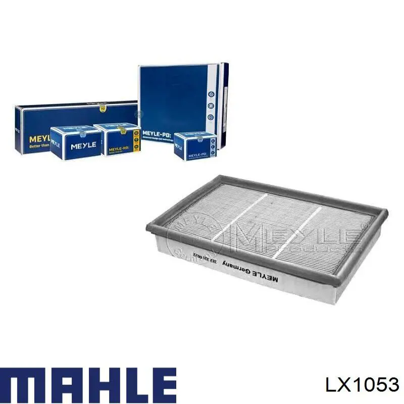Filtr powietrza Mahle Original LX1053 cena, od 15,06 USD
