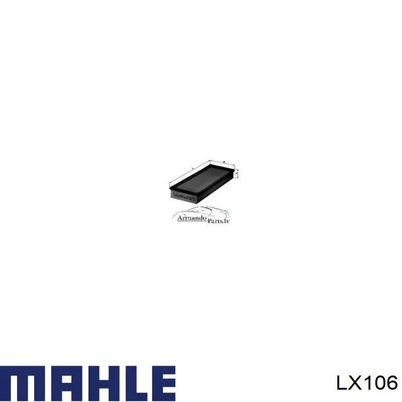Filtr powietrza Mahle Original LX106 cena, od 14,19 USD