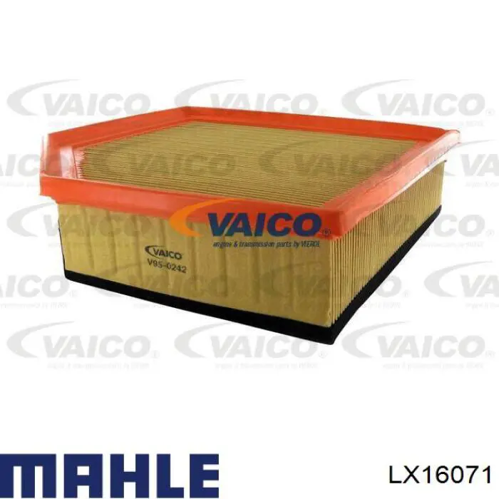 Do koszyka LX16071 Mahle Original Filtr powietrza