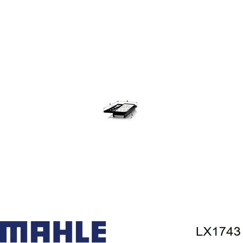 Do koszyka LX1743 Mahle Original Filtr powietrza