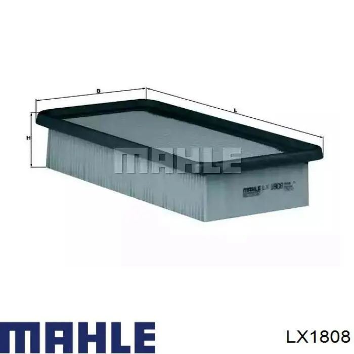 Filtr powietrza Mahle Original LX1808 cena, od 7,60 USD