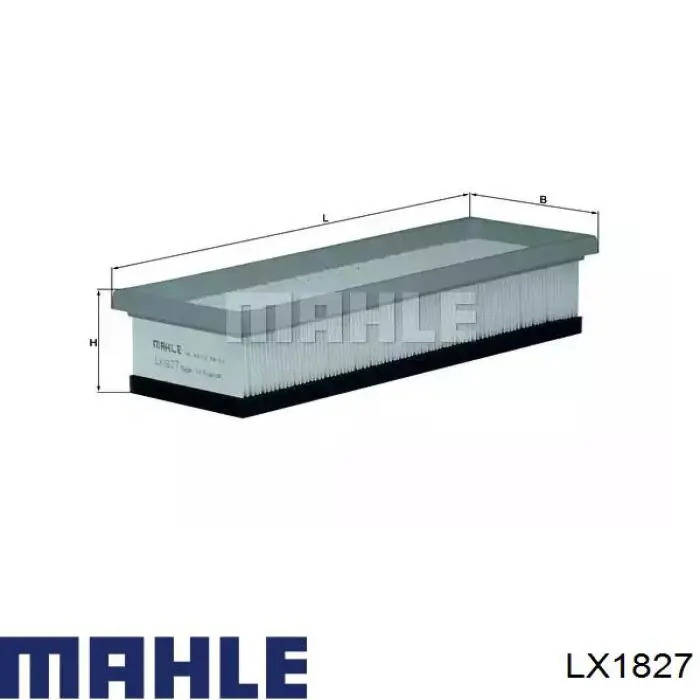 Filtr powietrza Mahle Original LX1827 cena, od 7,75 USD