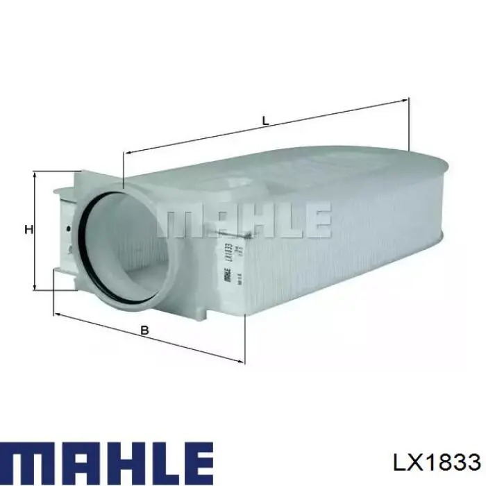 Filtr powietrza Mahle Original LX1833 cena, od 43,40 USD