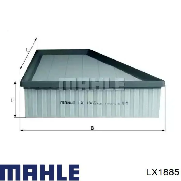 Filtr powietrza Mahle Original LX1885 cena, od 14,05 USD