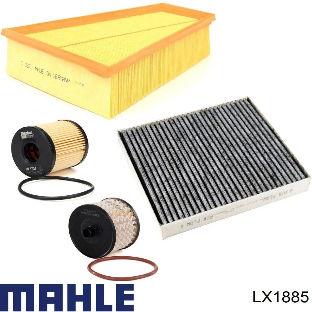 Do koszyka LX1885 Mahle Original Filtr powietrza