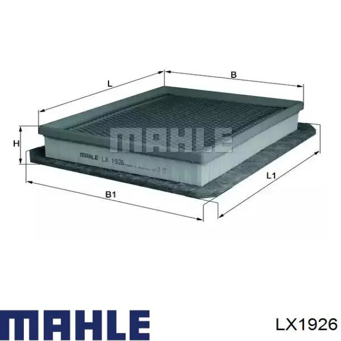 Filtr powietrza Mahle Original LX1926 cena, od 12,06 USD