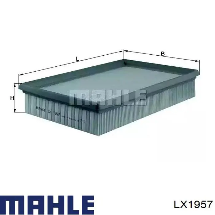 Filtr powietrza Mahle Original LX1957 cena, od 11,77 USD
