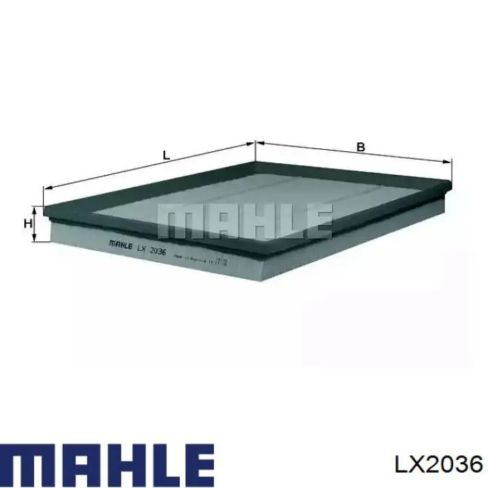 Filtr powietrza Mahle Original LX2036 cena, od 15,17 USD
