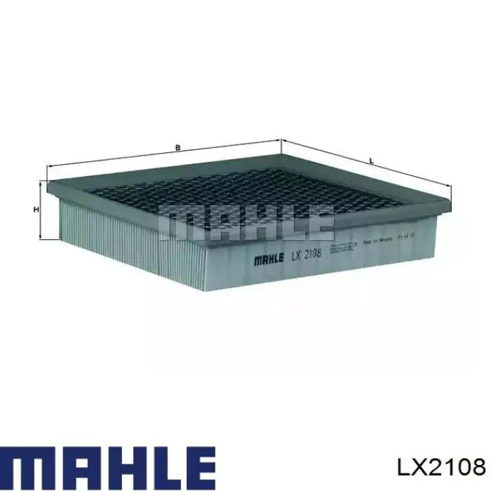 Filtr powietrza Mahle Original LX2108 cena, od 12,89 USD