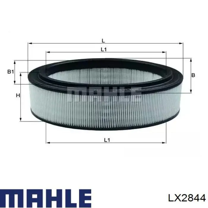 LX2844 Mahle Original Filtr powietrza