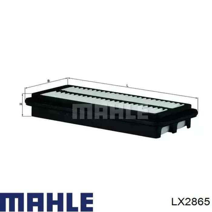 Filtr powietrza Mahle Original LX2865 cena, od 8,65 USD