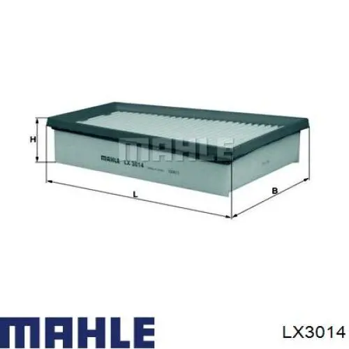 Filtr powietrza Mahle Original LX3014 cena, od 14,67 USD