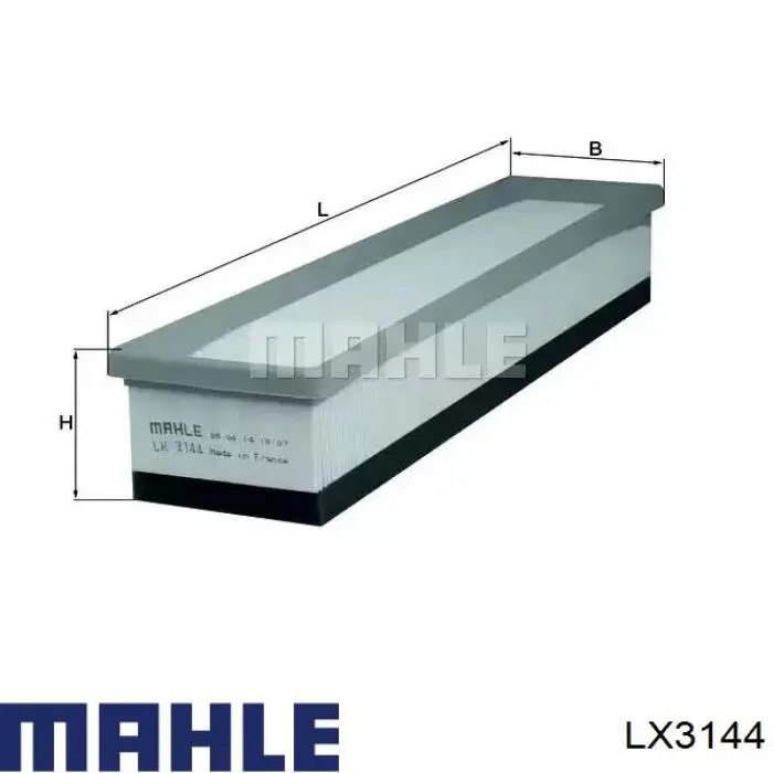 Filtr powietrza Mahle Original LX3144 cena, od 9,78 USD