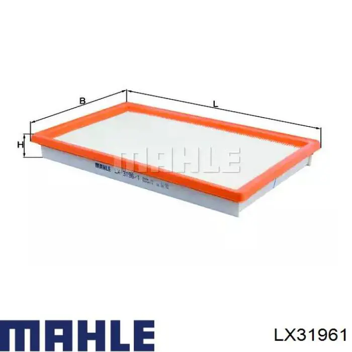 Filtr powietrza Mahle Original LX31961 cena, od 11,23 USD