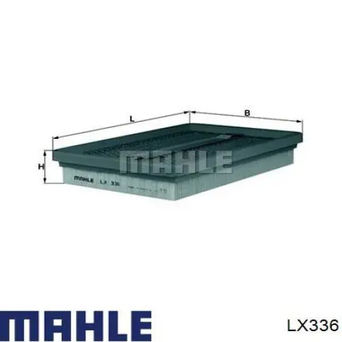 Filtr powietrza Mahle Original LX336 cena, od 7,64 USD