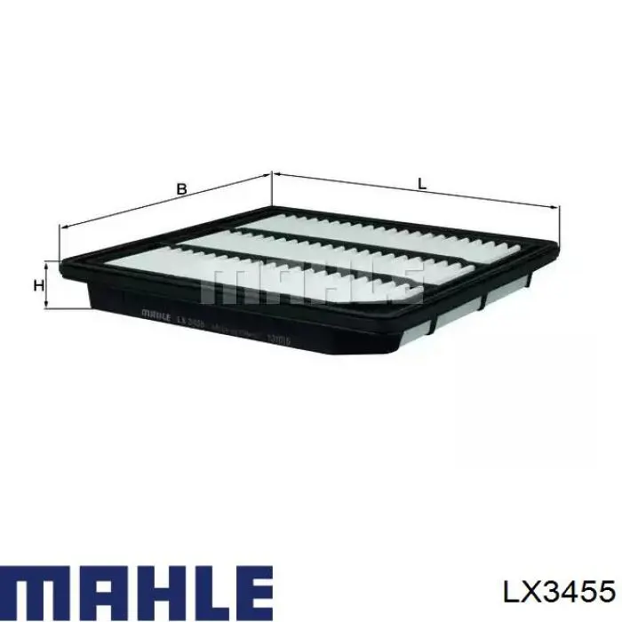 Filtr powietrza Mahle Original LX3455 cena, od 12,57 USD