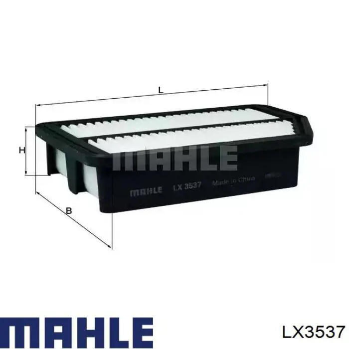 LX3537 Mahle Original filtr powietrza