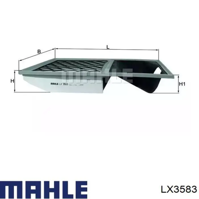 Filtr powietrza Mahle Original LX3583 cena, od 32,19 USD