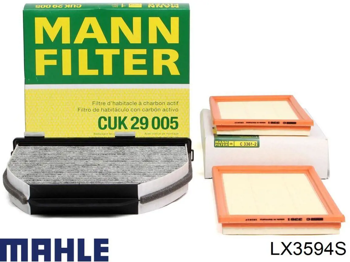 LX3594S Mahle Original Filtr powietrza