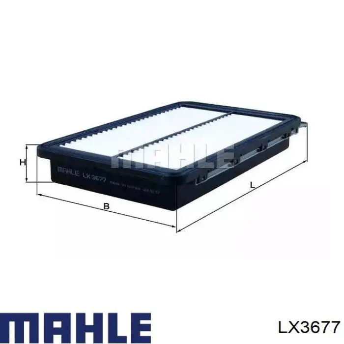LX3677 Mahle Original Filtr powietrza