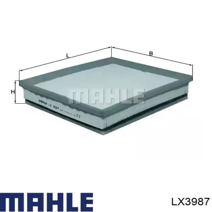 LX3987 Mahle Original filtr powietrza