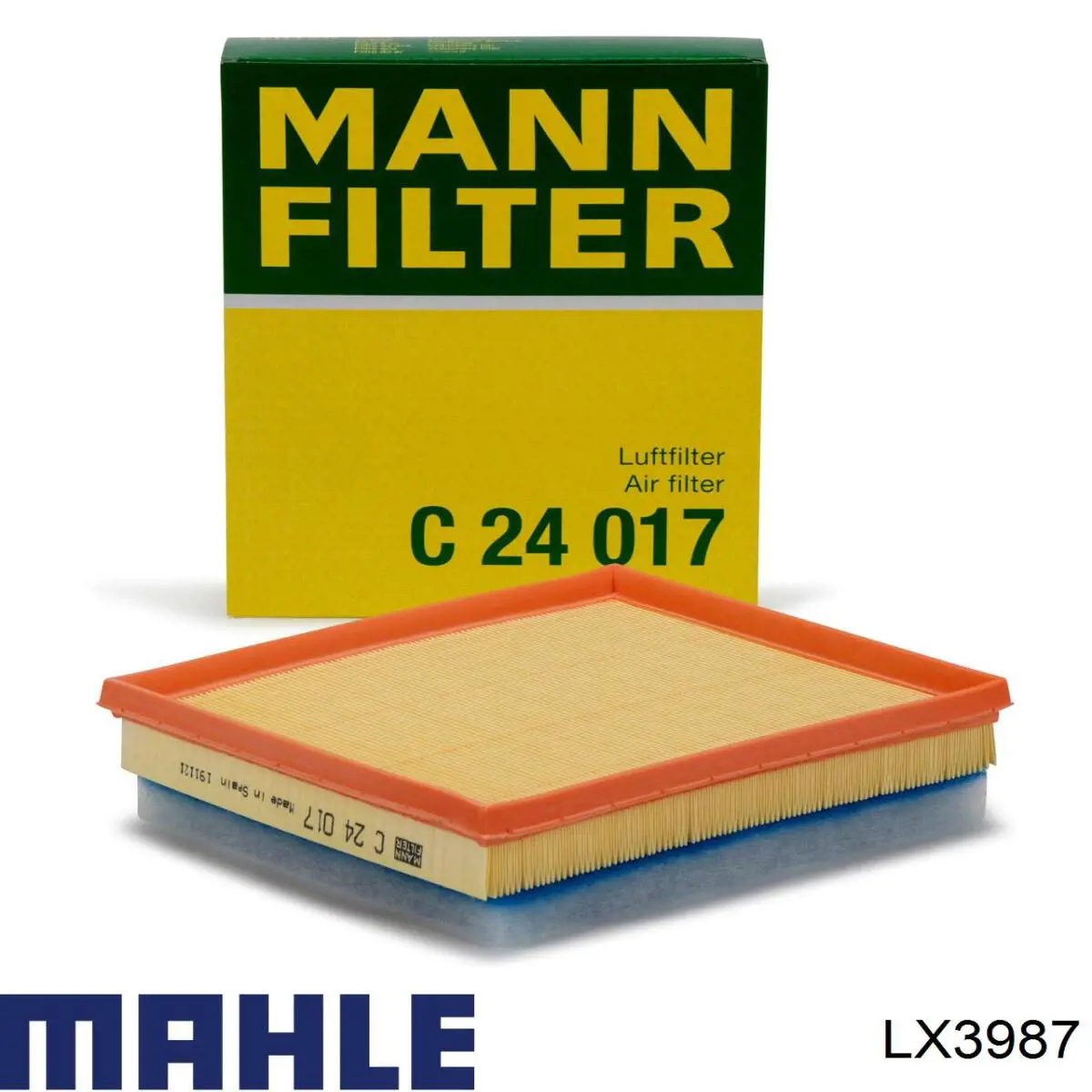 Do koszyka LX3987 Mahle Original Filtr powietrza